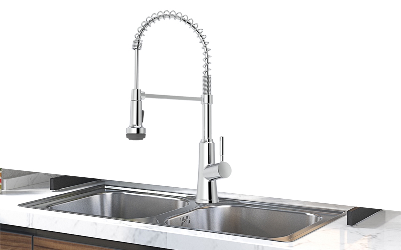 FK8365 Single Handle Pull-down Kitchen Faucet