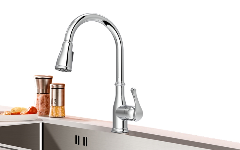 FK8362 Single Handle Pull-down Kitchen Faucet