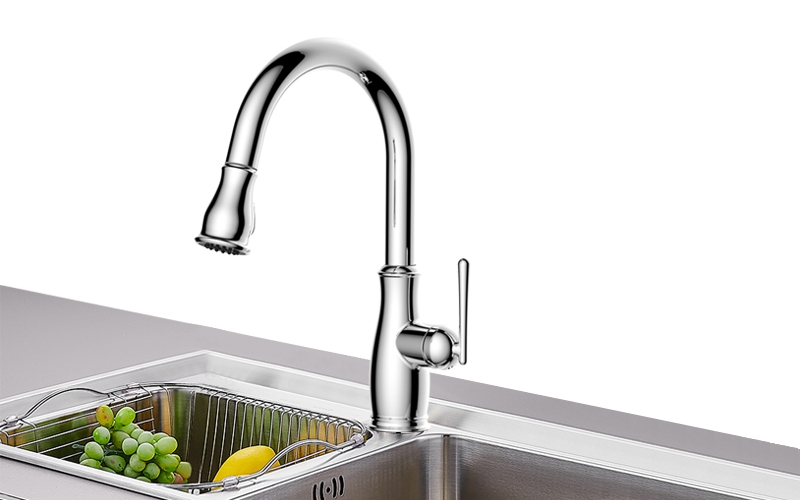 FK8368 Single Handle Pull-down Kitchen Faucet